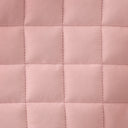 Close-up of a pink quilted fabric texture