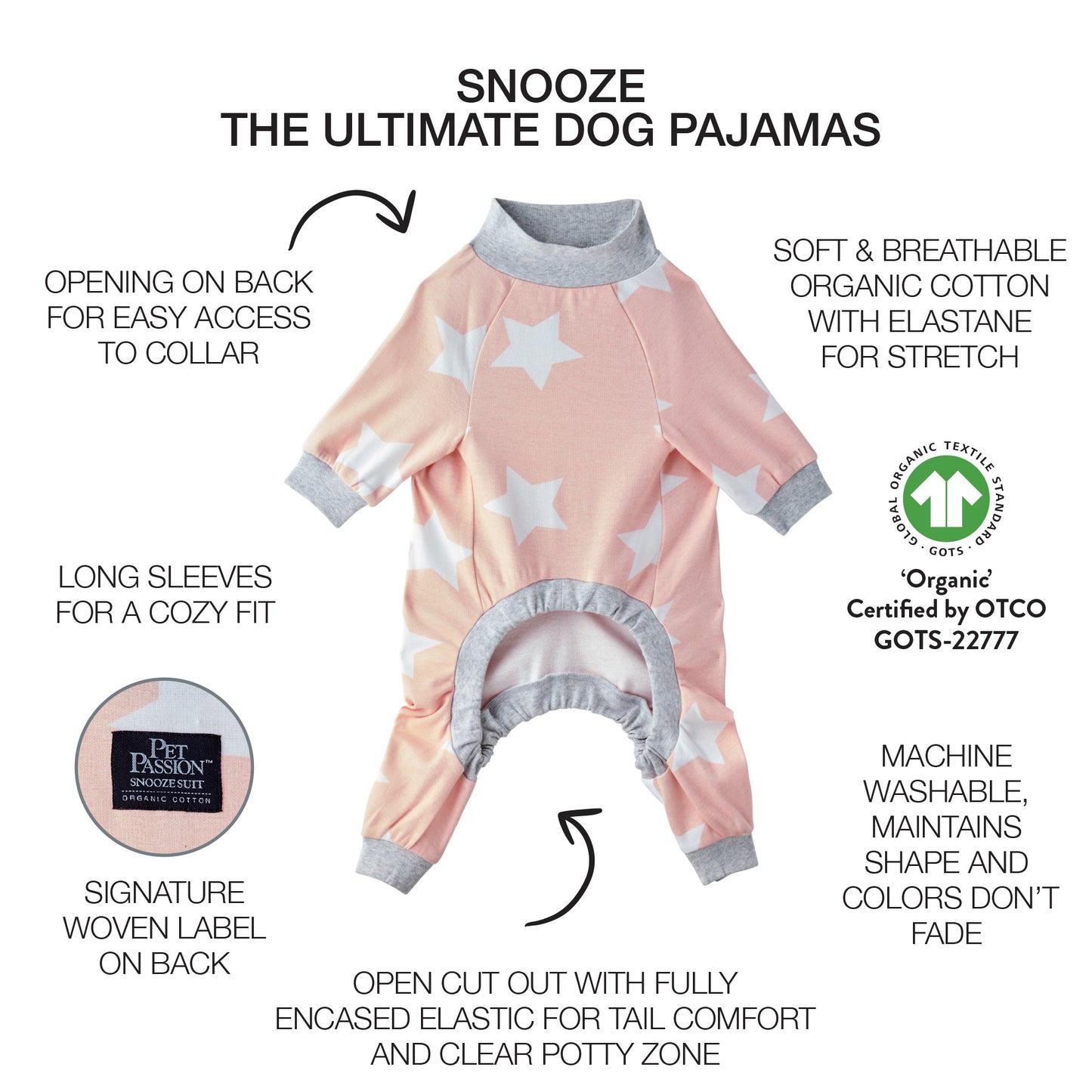 SNOOZE - THE ULTIMATE DOG PAJAMAS