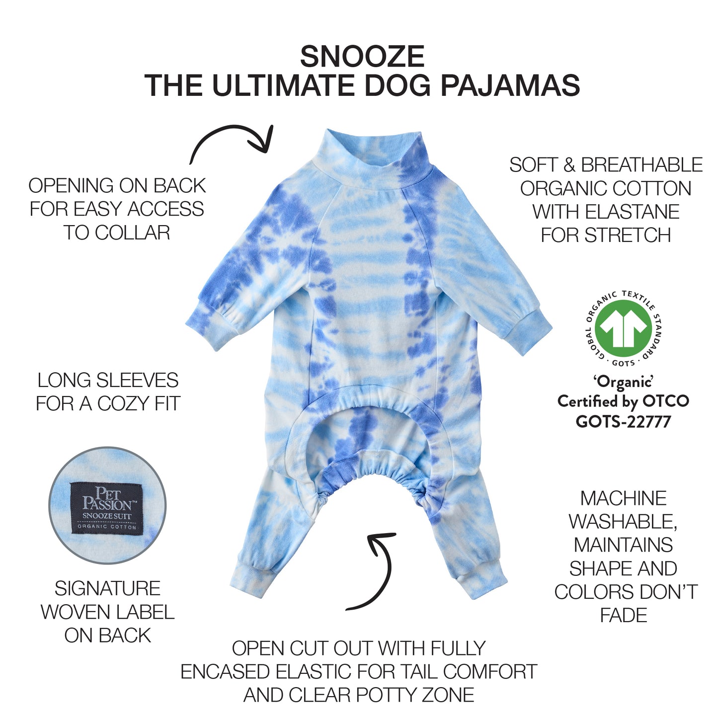 SNOOZE - THE ULTIMATE DOG PAJAMAS