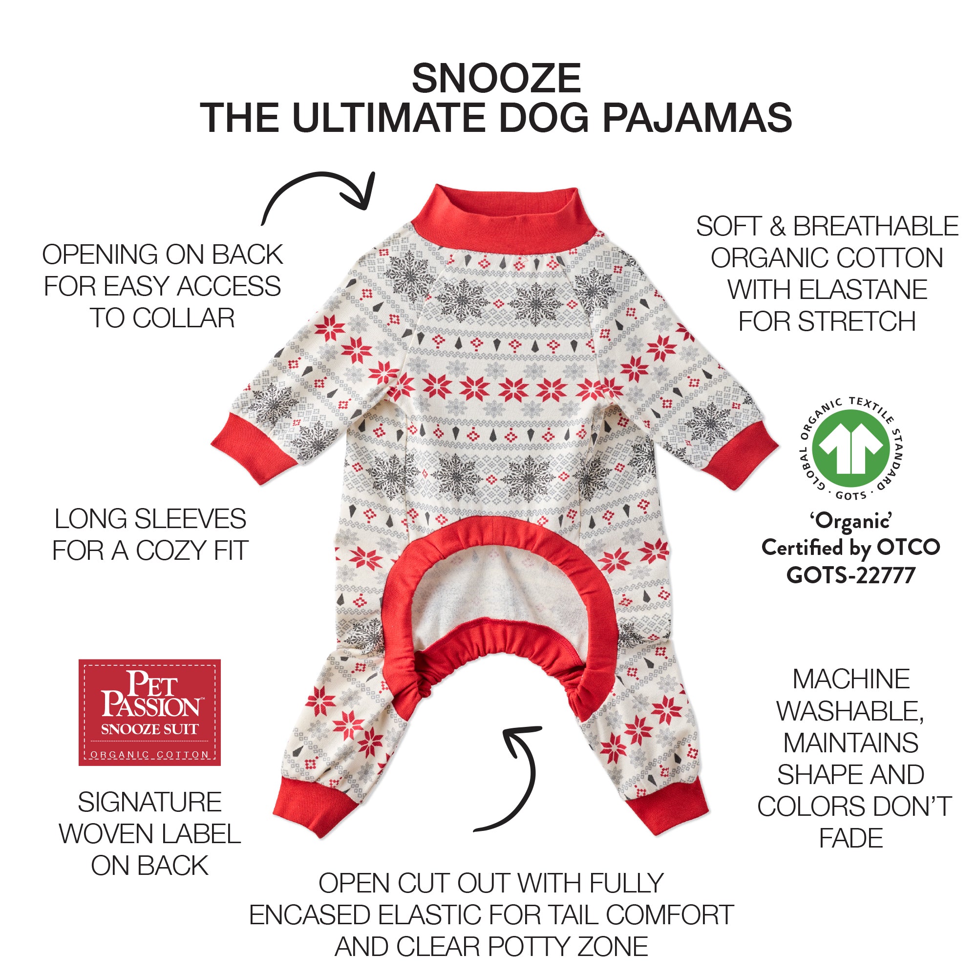 SNOOZE - THE ULTIMATE DOG PAJAMAS