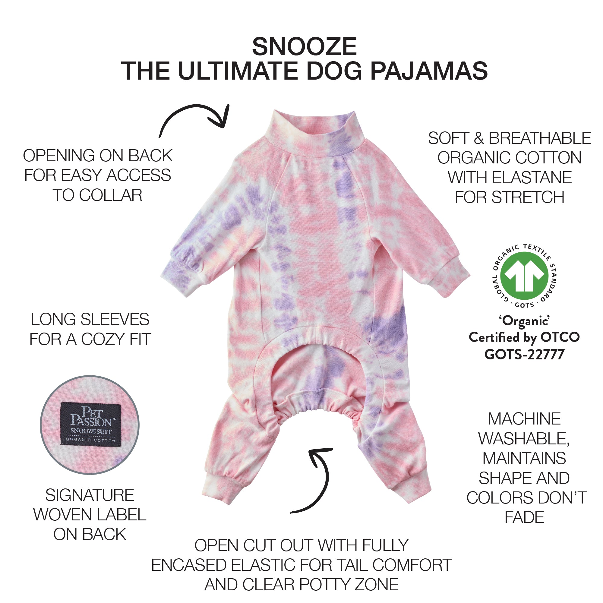 SNOOZE - THE ULTIMATE DOG PAJAMAS