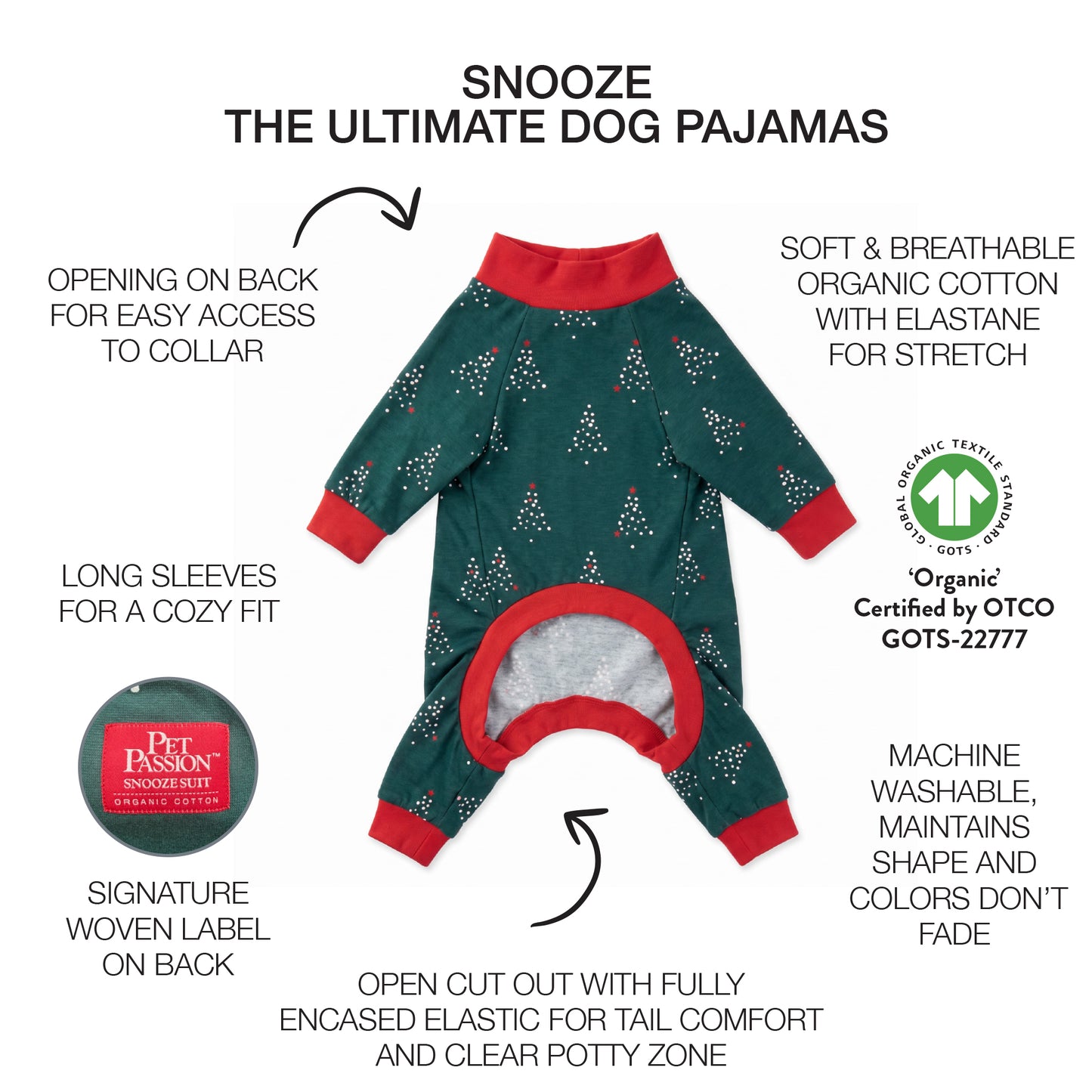 SNOOZE - THE ULTIMATE DOG PAJAMAS