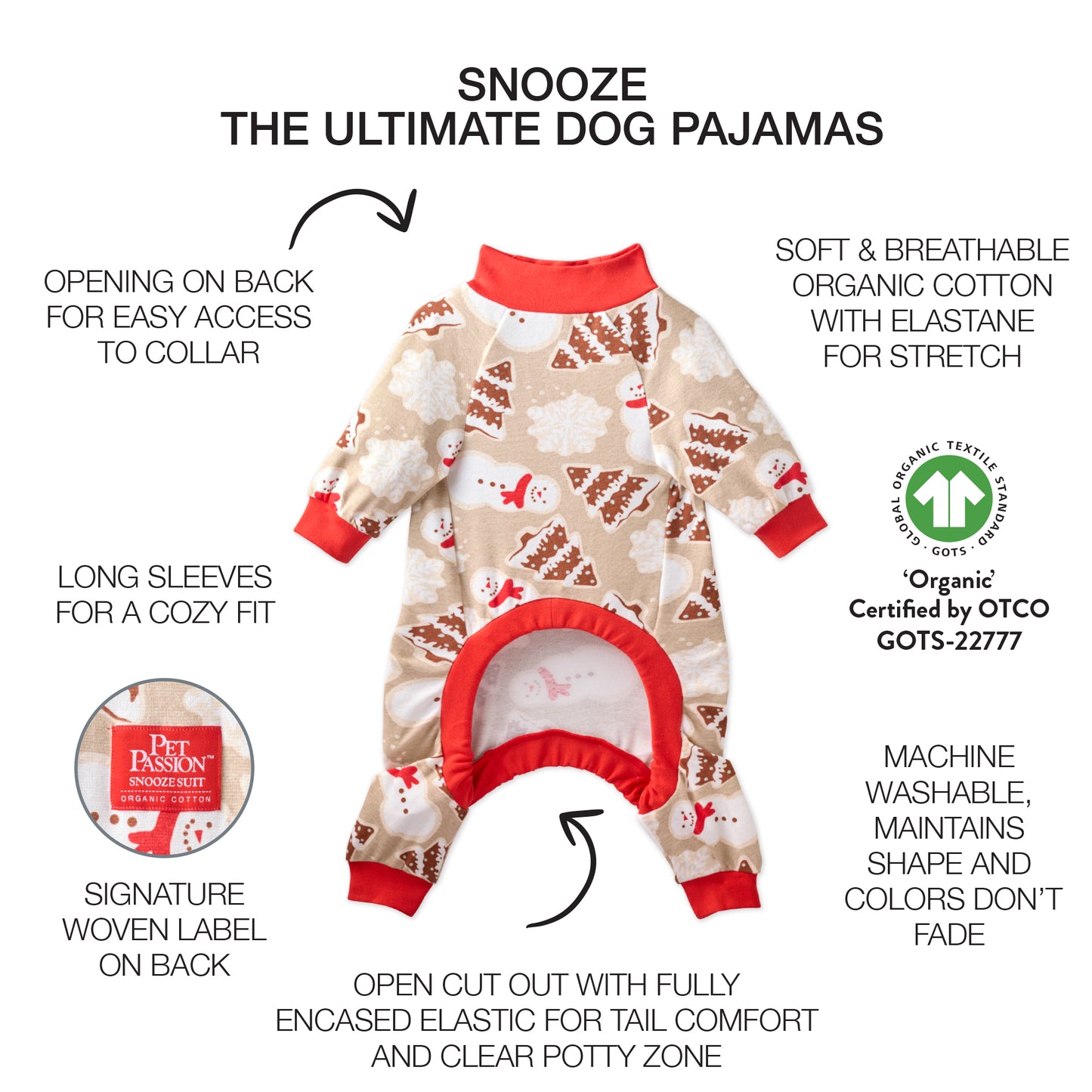 SNOOZE - THE ULTIMATE DOG PAJAMAS