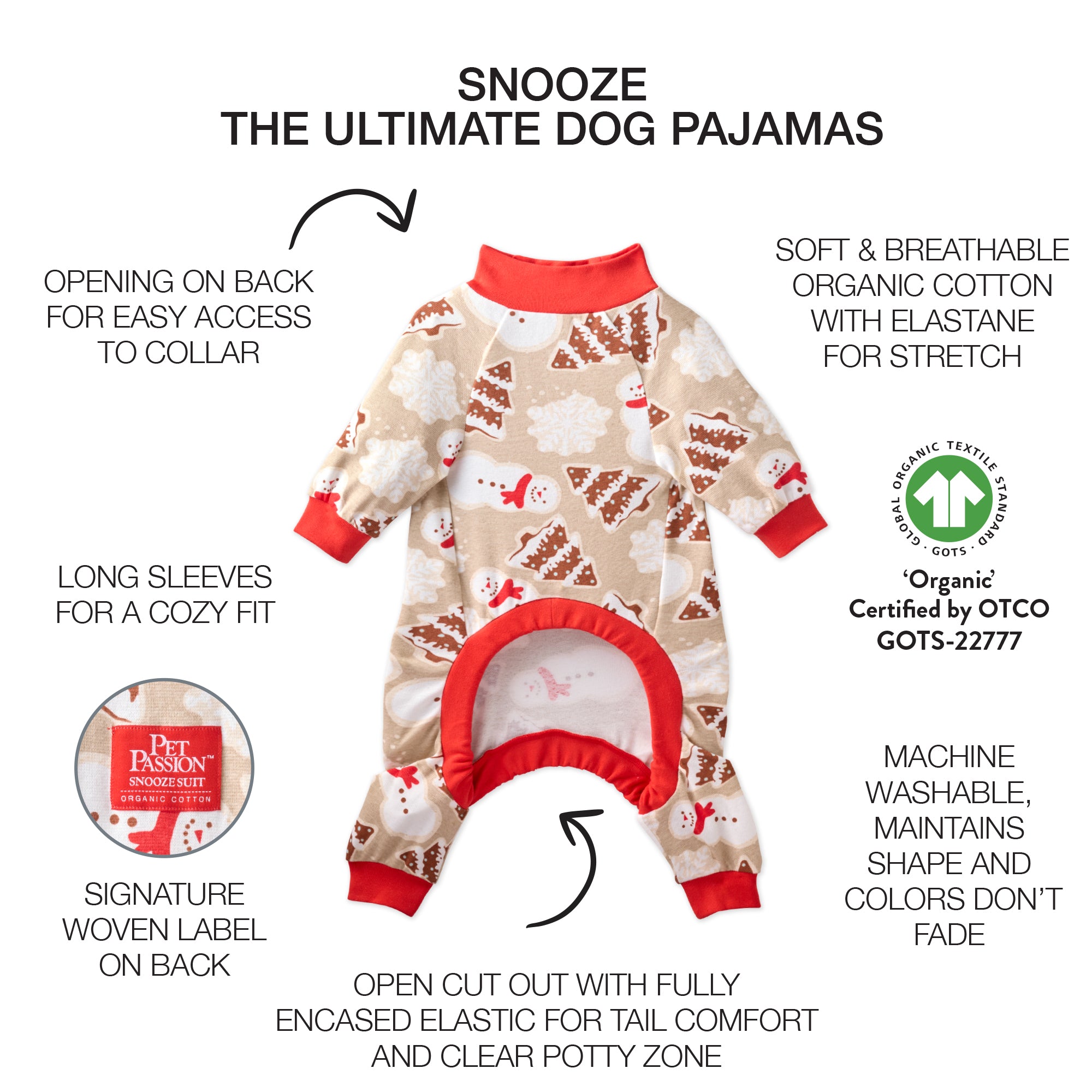 SNOOZE - THE ULTIMATE DOG PAJAMAS