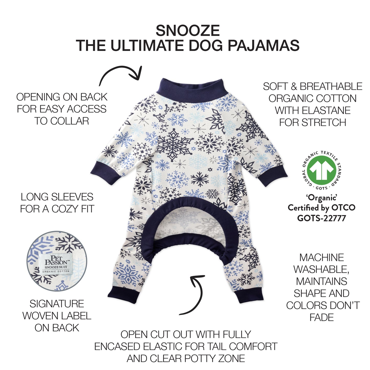 SNOOZE - THE ULTIMATE DOG PAJAMAS