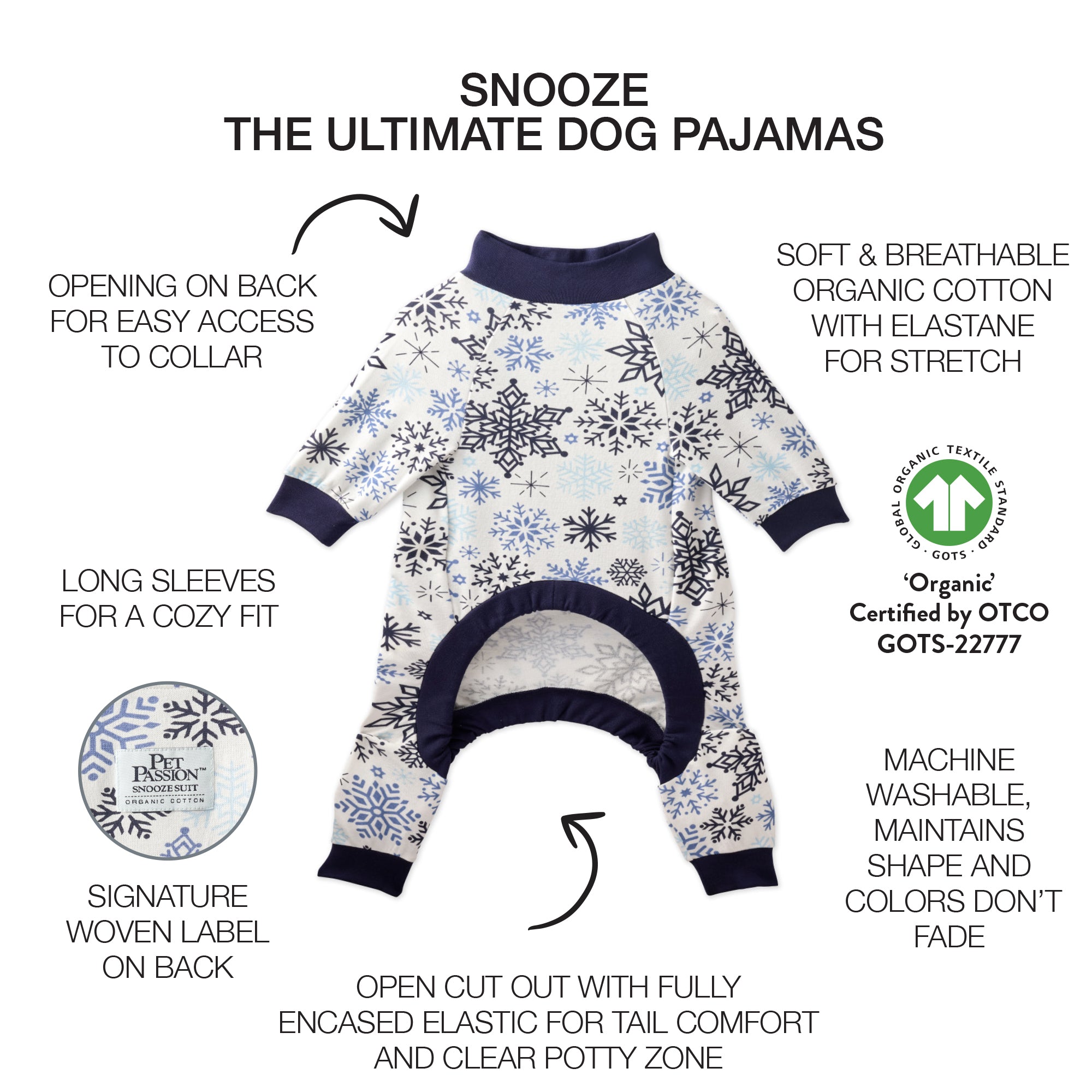 SNOOZE - THE ULTIMATE DOG PAJAMAS