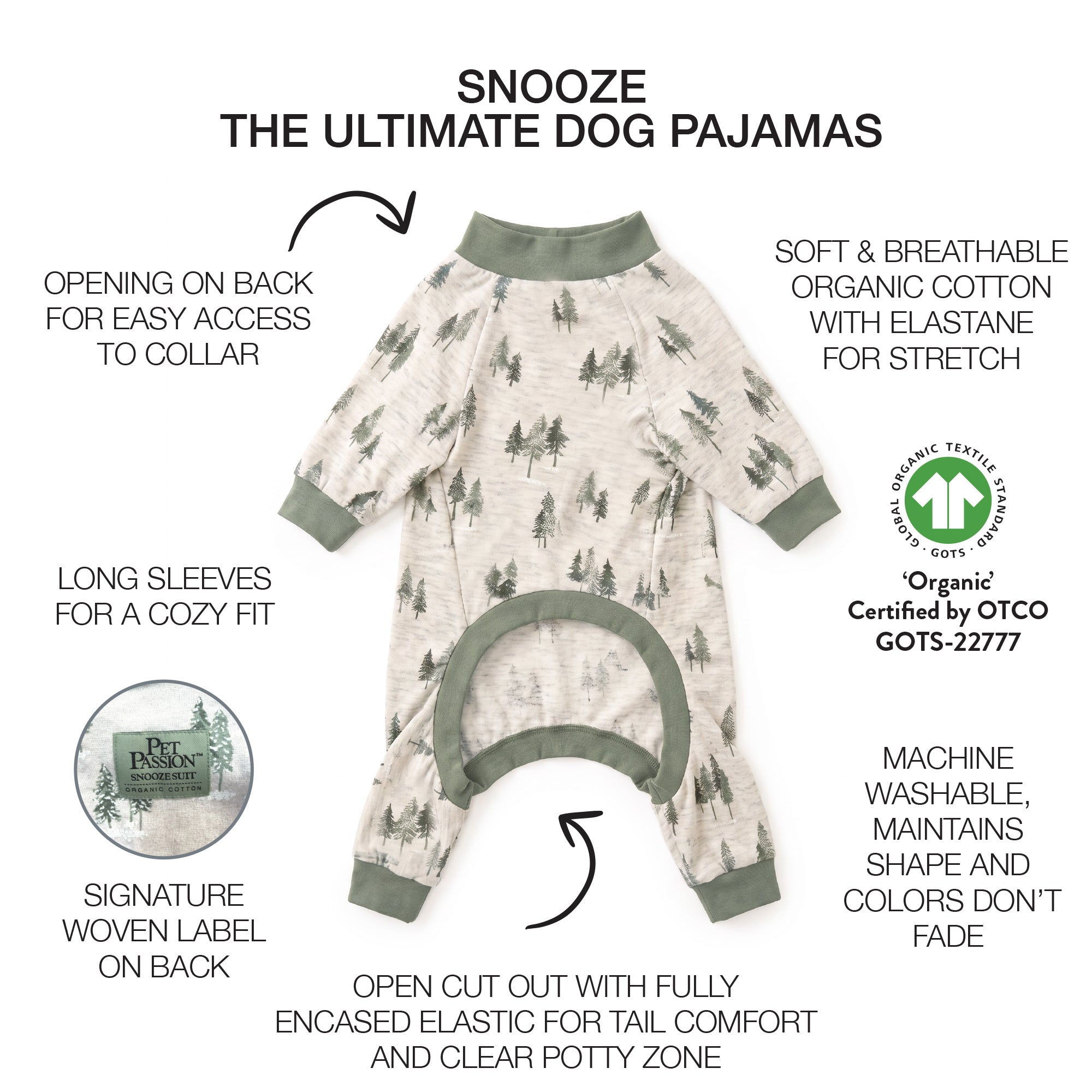 SNOOZE - THE ULTIMATE DOG PAJAMAS