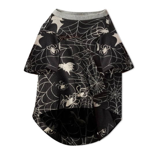Pet Passion Toby perfect dog tee in Batty Black — 100% organic cotton short-sleeve dog t-shirt