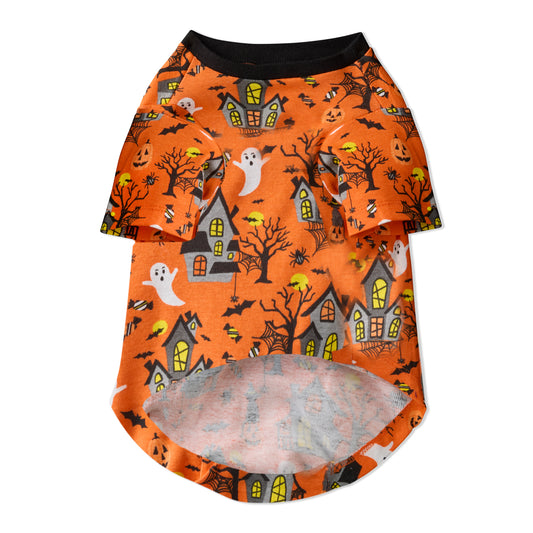 Pet Passion Toby perfect dog tee in Spooky — 100% organic cotton short-sleeve dog t-shirt