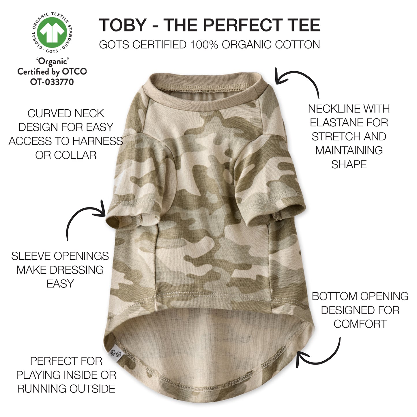 TOBY - THE PERFECT TEE , CAMO 