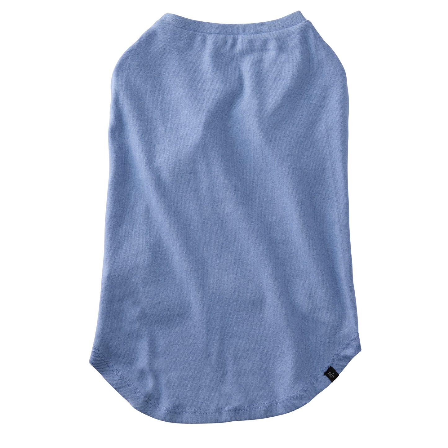 Blue dog shirt on a white background