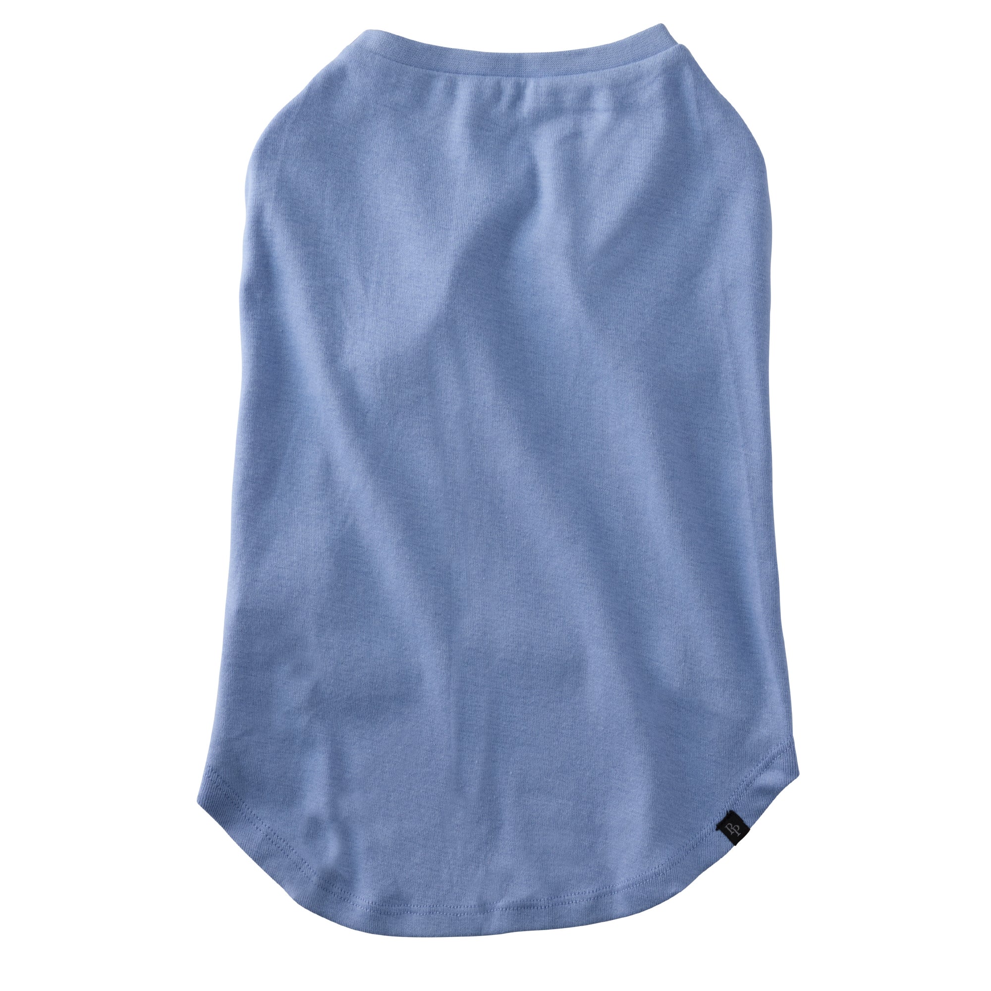 Blue dog shirt on a white background