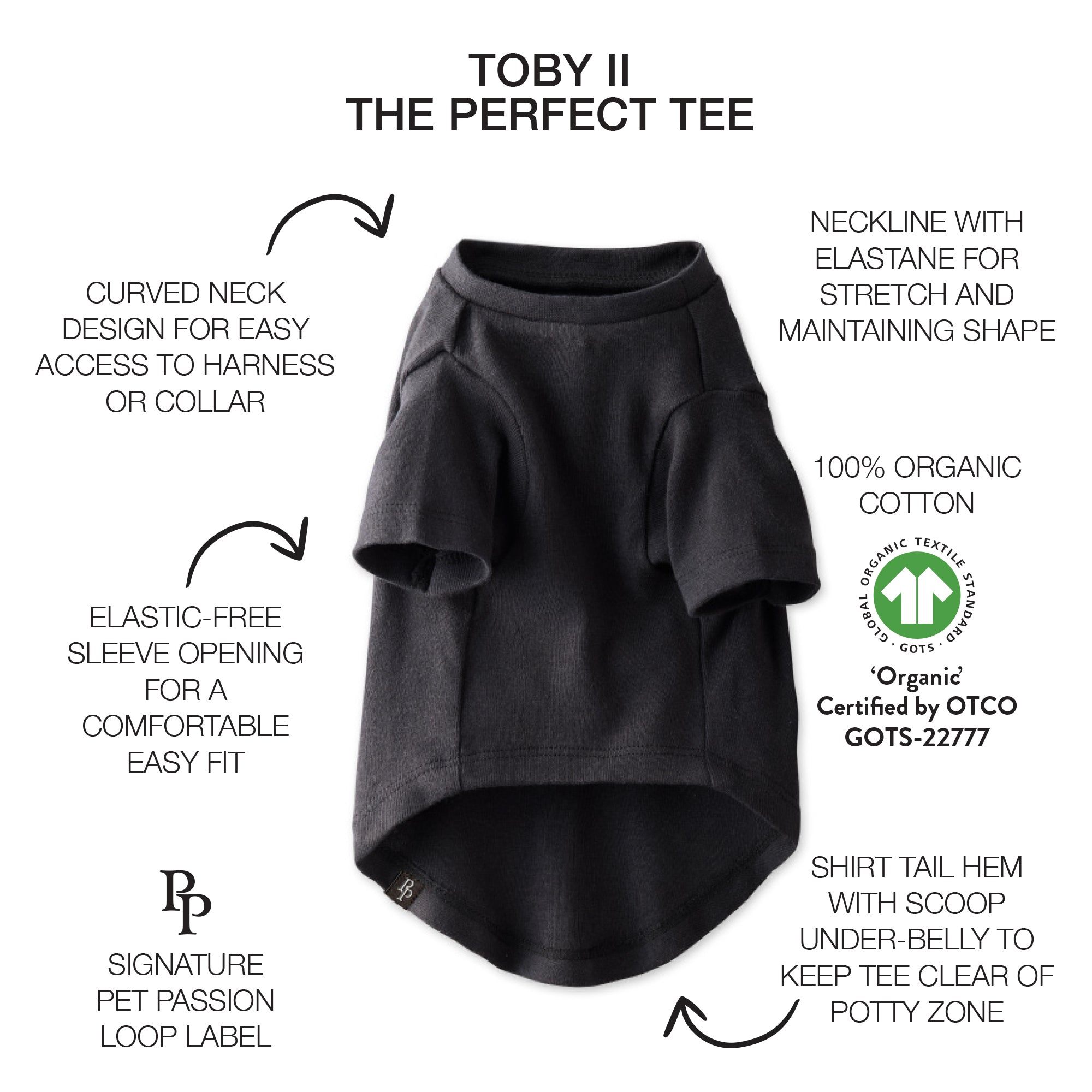 TOBY II - THE EXTRA PERFECT TEE, 3 PACK, GRAY OMBRE