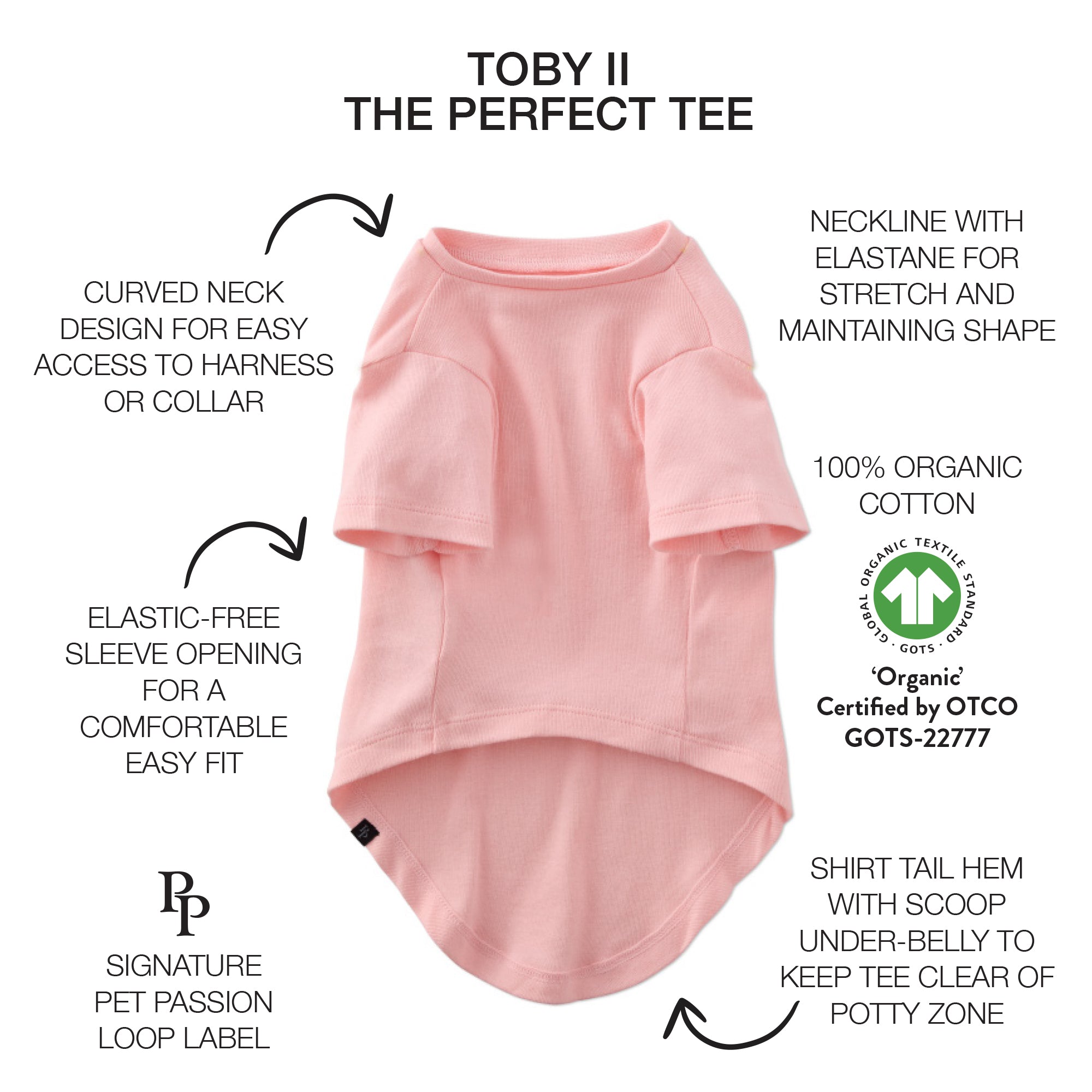TOBY II - THE EXTRA PERFECT TEE, 3 PACK, PINK CAMO