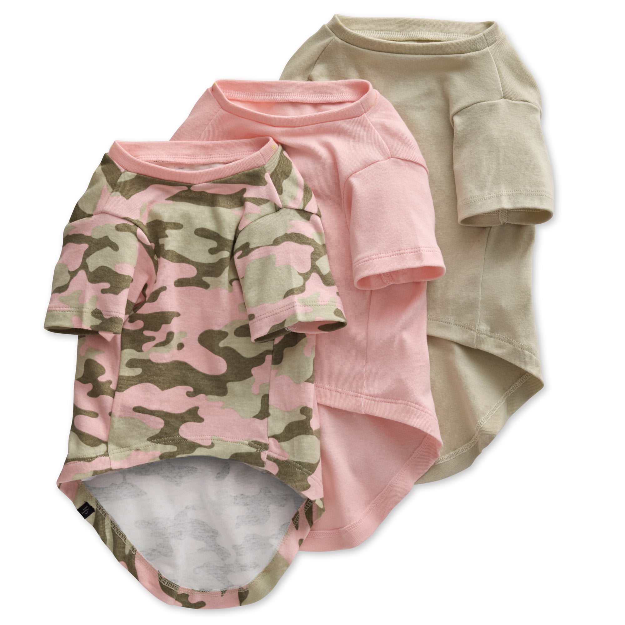 TOBY II - THE EXTRA PERFECT TEE, 3 PACK, PINK CAMO