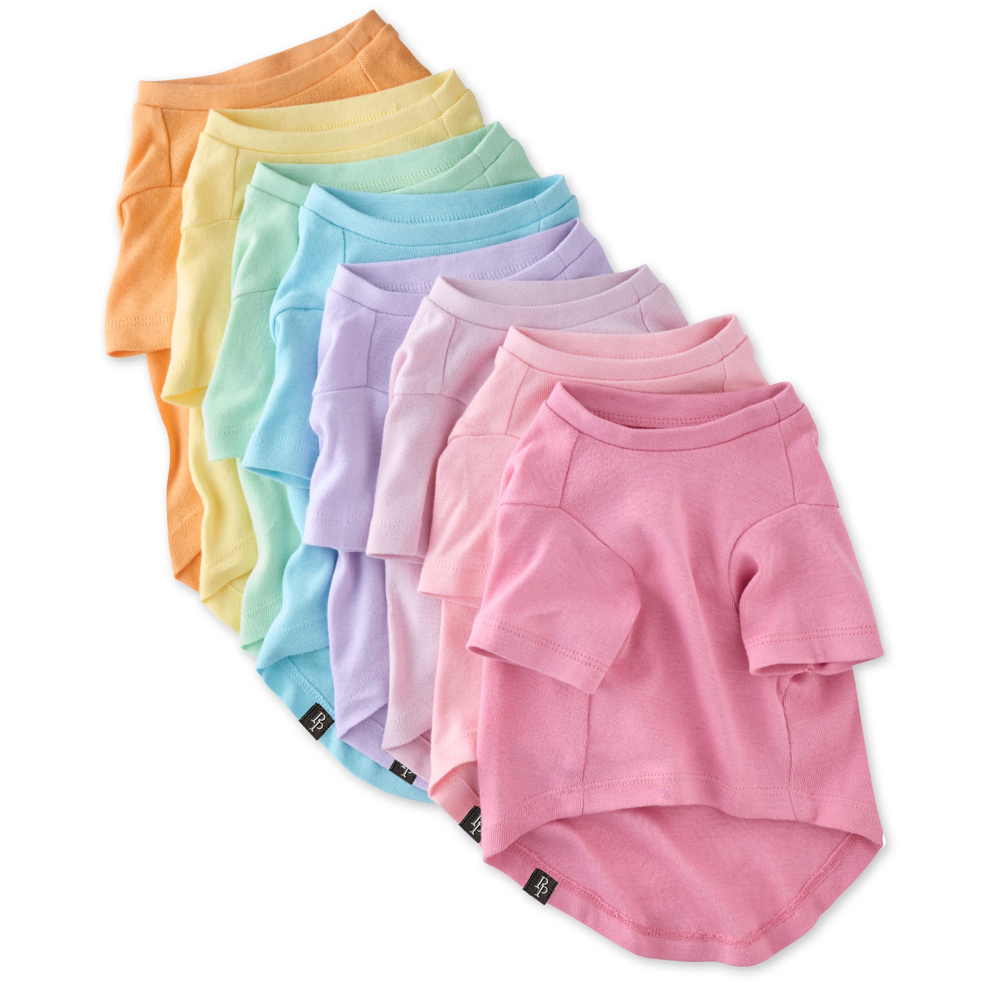 TOBY II - THE EXTRA PERFECT TEE, 8 PACK, RAINBOW PINKS