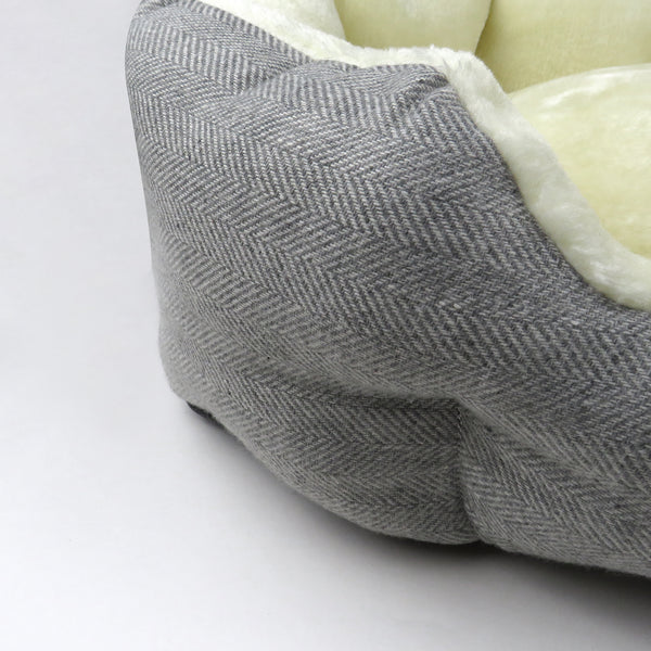 MELLO - THE ULTRA LUXE BOLSTER BED,IVORY TWEED