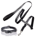 MAX - THE HARDY REFLECTIVE LEASH & COLLAR, 2-PACK, BLACK