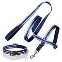MAX - THE HARDY REFLECTIVE LEASH & COLLAR, 2-PACK, NAVY