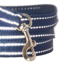 MAX - THE HARDY REFLECTIVE LEASH & COLLAR, 2-PACK, NAVY