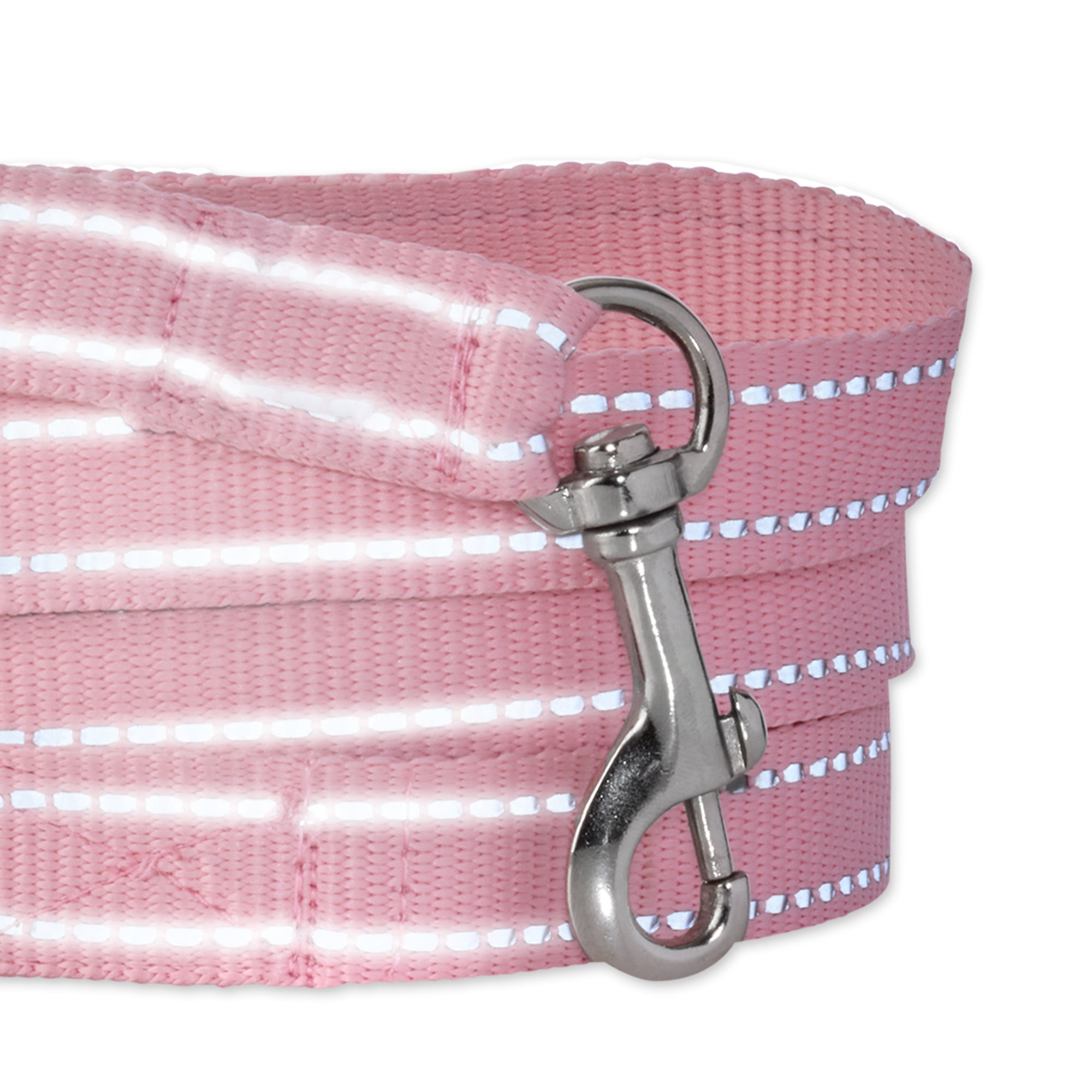 MAX - THE HARDY REFLECTIVE LEASH & COLLAR, 2-PACK, PINK