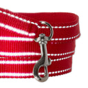 MAX - THE HARDY REFLECTIVE LEASH & COLLAR, 2-PACK, RED