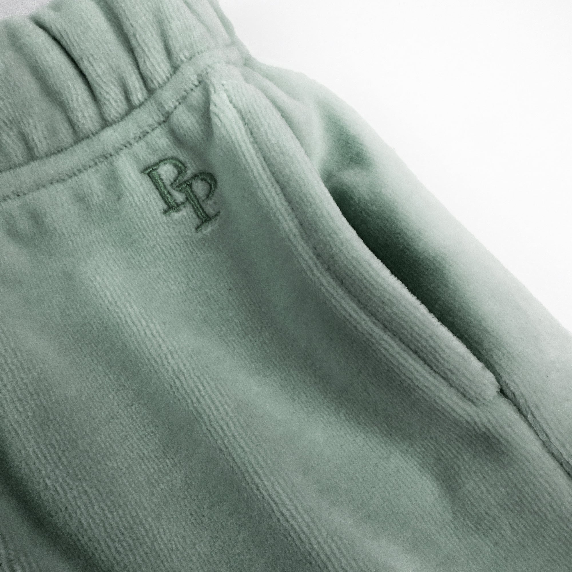 PEOPLE PACKS COOPER II - THE PLUSH VELOUR SWEATSUIT, SAGE
