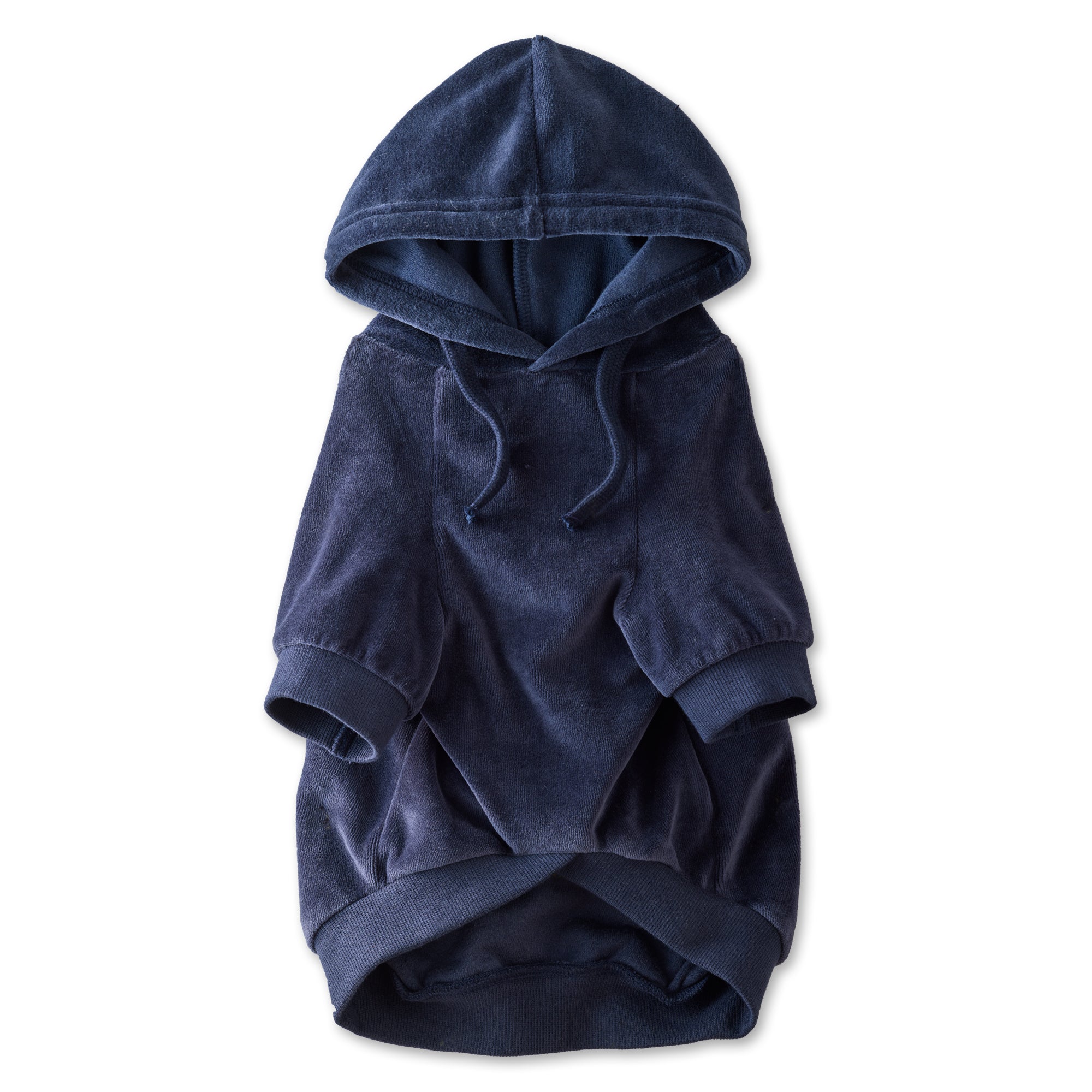 COOPER - THE COZY VELOUR HOODIE, navy