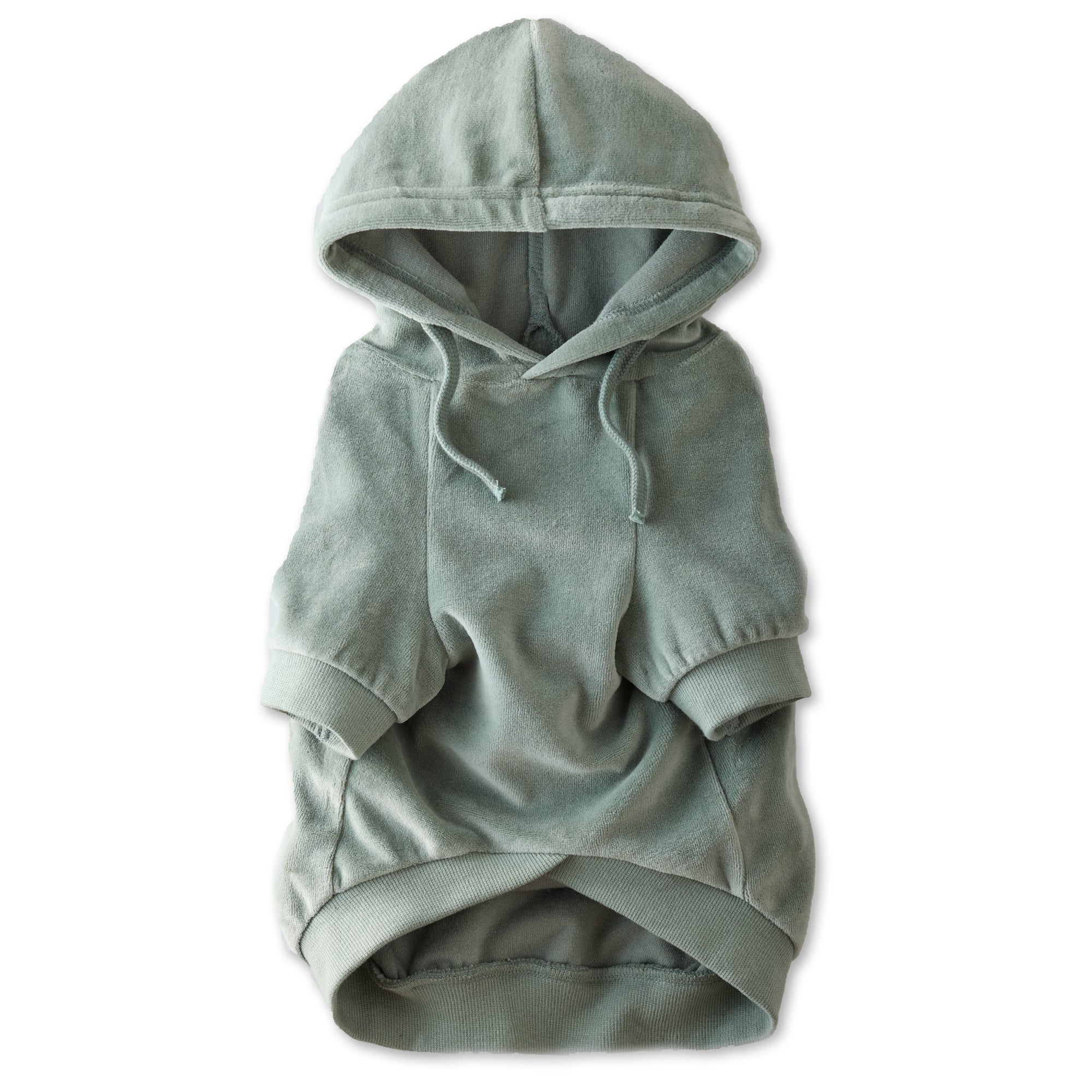 COOPER - THE COZY VELOUR HOODIE, Sage